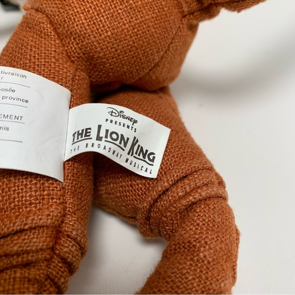 Disney Broadway Lion King Musical Plush Simba Nala Timon - Picture 3 of 8